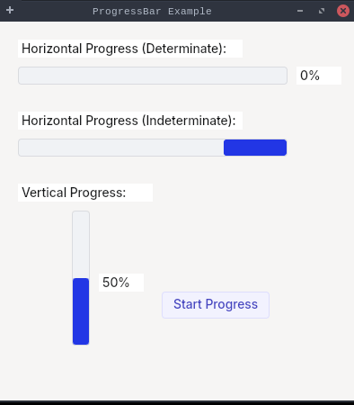 Progress bar snippet