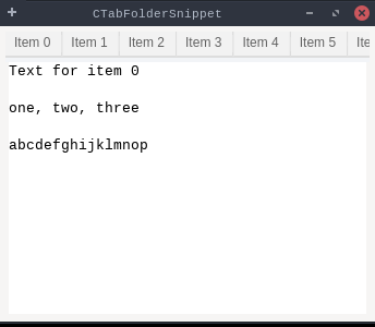 CTabFolder