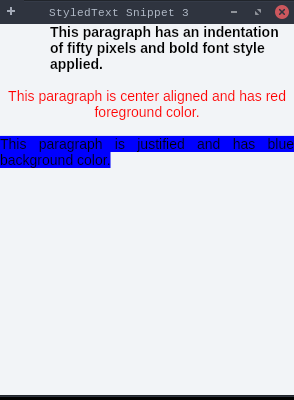 StyledText