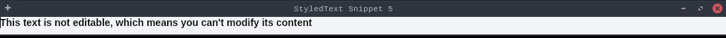 StyledText